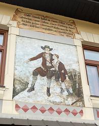Prinz Johann, Fresko in Mariazell