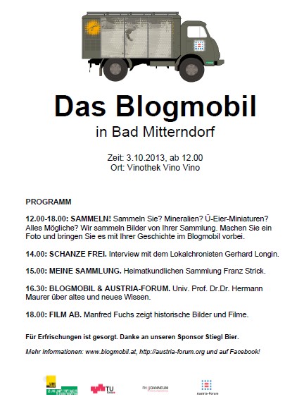 Blogmobil in Mitterndorf