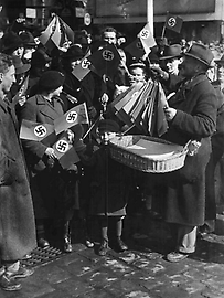 Fahnenverkäufer Fahnenverkäufer