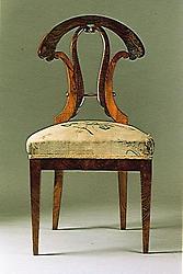 Biedermeier: Sessel, um 1820/25 Biedermeier: Sessel, um 1820/25