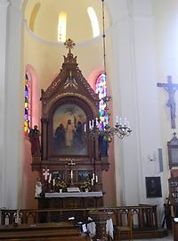 Evangelische Kirche, Altar Evangelische Kirche, Altar