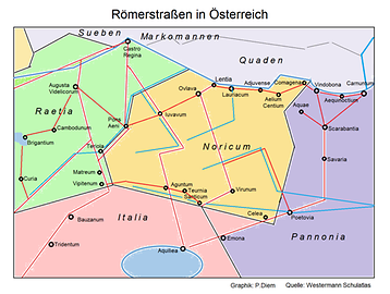 Römerstraßen durch Österreich Römerstraßen durch Österreich