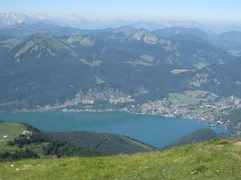 Blick vom Schafberg auf den Mondsee Blick vom Schafberg auf den Mondsee