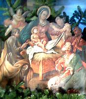 Bild Bretterkrippe Bild Bretterkrippe