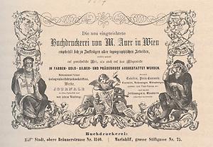 Geschäftskarte aus Wien Geschäftskarte aus Wien