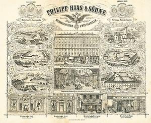 Geschäftsdrucksache von Philipp Haas & Söhne Mechanische Spinn- & Web-Fabriken Geschäftsdrucksache von Philipp Haas & Söhne Mechanische Spinn- & Web-Fabriken
