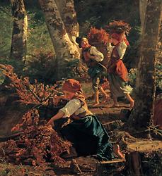 Reisigsammerl Ausschnitt Reisigsammerl Ausschnitt