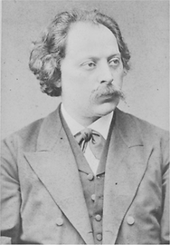 Károly Goldmark (Carl Goldmark), ungarisch-österreichischer Komponist, Musiklehrer und Geiger mit jüdischer Herkunft; um/nach 1865? - Foto: Wikimedia Commons - Gemeinfrei