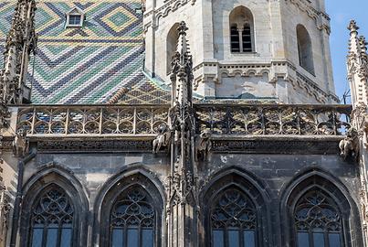 Nordseitige Dachseite, Heidenturm - Foto: Dietmar Rabich / Wikimedia Commons / “Wien, Stephansdom -- 2018 -- 3291” / CC BY-SA 4.0