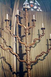 Menorah, Brunnenhaus, Stift Klosterneuburg Menorah, Brunnenhaus, Stift Klosterneuburg