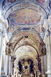 Stiftskirche, Langhaus, Stuckdecke Stiftskirche, Langhaus, Stuckdecke