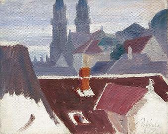 Egon Schiele, Klosterneuburg, 1907 Egon Schiele, Klosterneuburg, 1907