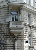 Foto: Doris Wolf, 2010; Stroheckgasse 14 / Rossauer Lände 4 Foto: Doris Wolf, 2010; Stroheckgasse 14 / Rossauer Lände 4