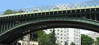 Foto: Doris Wolf, 2010; Stadtbahnbrücke über die Nussdorfer Straße Foto: Doris Wolf, 2010; Stadtbahnbrücke über die Nussdorfer Straße