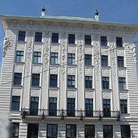 Foto: Doris Wolf, 2010; 'Hosenträgerhaus', Universitätsstrasse 12 Foto: Doris Wolf, 2010; 'Hosenträgerhaus', Universitätsstrasse 12