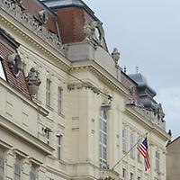 Foto: Doris Wolf, 2010; USA-Botschaft, Boltzmanngasse 16 Foto: Doris Wolf, 2010; USA-Botschaft, Boltzmanngasse 16