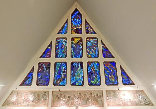 Mosaikbild aus norwegischen Steinen Mosaikbild aus norwegischen Steinen