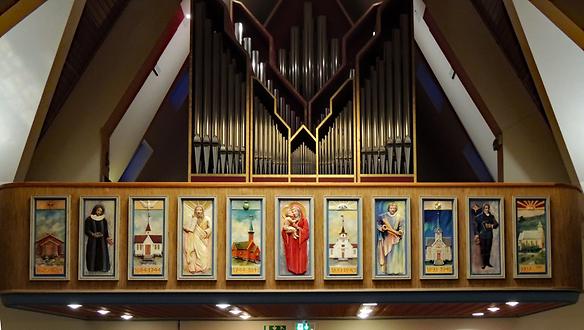 Brüstung der Orgelempore Brüstung der Orgelempore