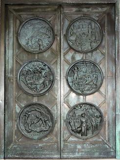 Eingangstür des Tinghus Eingangstür des Tinghus