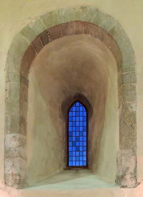 Schießschartenartiges Fenster Schießschartenartiges Fenster