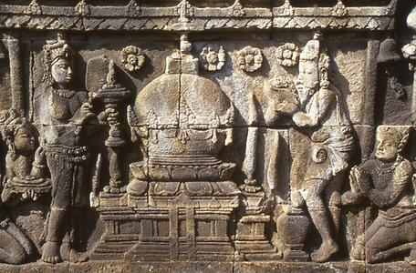 Depiction of Stupa Depiction of Stupa