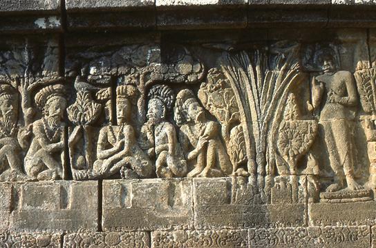 Collection of legends of Lalitavistara as relief Collection of legends of Lalitavistara as relief