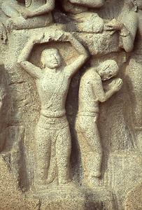 King Bhagiratha in ascesis King Bhagiratha in ascesis