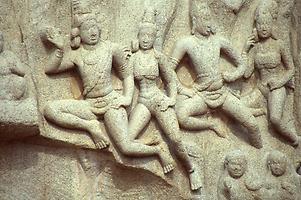 Gods shown in knee-flight Gods shown in knee-flight