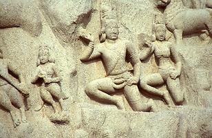 Gods shown in knee-flight Gods shown in knee-flight