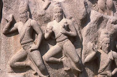 Gods shown in knee-flight Gods shown in knee-flight