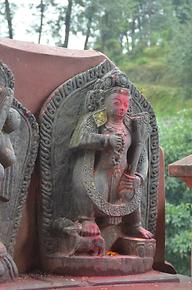 Bhairava who is accompanied by dogs Bhairava who is accompanied by dogs