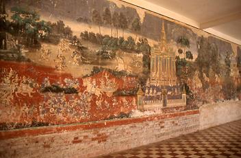 Depiction of Ramayana as wall painting Depiction of Ramayana as wall painting