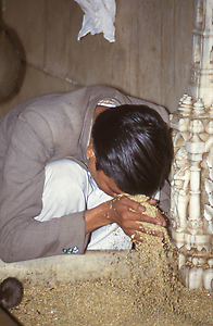 Food donations from pilgrims Food donations from pilgrims