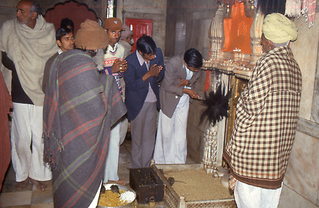 Food donations from pilgrims Food donations from pilgrims
