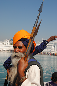 Sikhs are militant people. They like to appear with weapons Sikhs are militant people. They like to appear with weapons