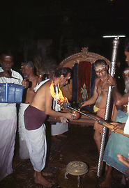 Also along the way, Minakshi receives offerings Also along the way, Minakshi receives offerings