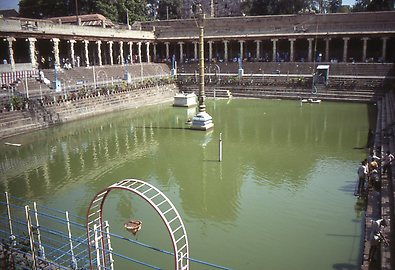 Temple of Minakshi, holy ponds Temple of Minakshi, holy ponds