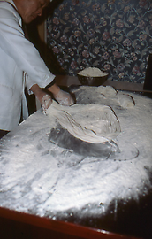 Making of noodles Making of noodles