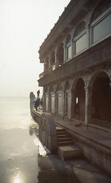 Ship on frozen lake Ship on frozen lake