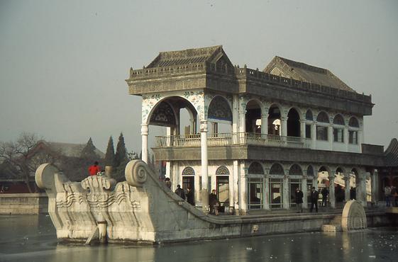 Unsinkable ship of white marble Unsinkable ship of white marble