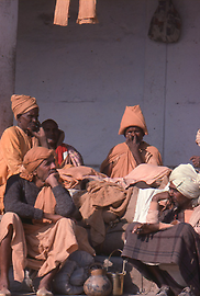 Community of Sadhus in Varanasi / Benares Community of Sadhus in Varanasi / Benares