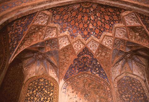 Entrance hall with mural painting Entrance hall with mural painting