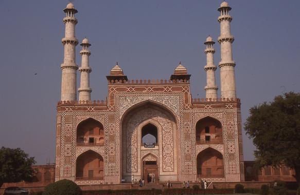 View from the gravesite to the gateway View from the gravesite to the gateway