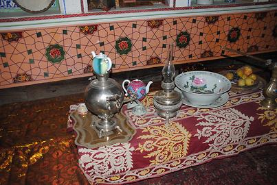 Sometimes you can see a Russian samovar Sometimes you can see a Russian samovar