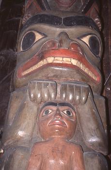 The most impressive timber culture prevailed on the north western coast: Totem poles as a sign of a clan and its spiritual protector The most impressive timber culture prevailed on the north western coast: Totem poles as a sign of a clan and its spiritual protector