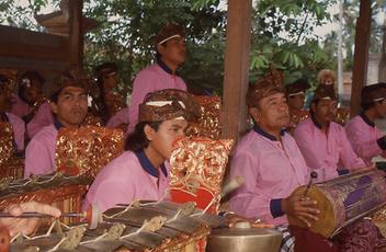 Musician of a Gamelan orchestra Musician of a Gamelan orchestra