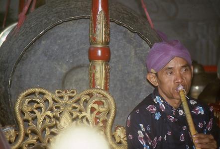 Musician of a Gamelan orchestra Musician of a Gamelan orchestra