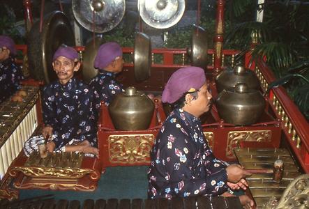 Musician of a Gamelan orchestra Musician of a Gamelan orchestra