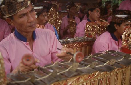 Musician of a Gamelan orchestra Musician of a Gamelan orchestra