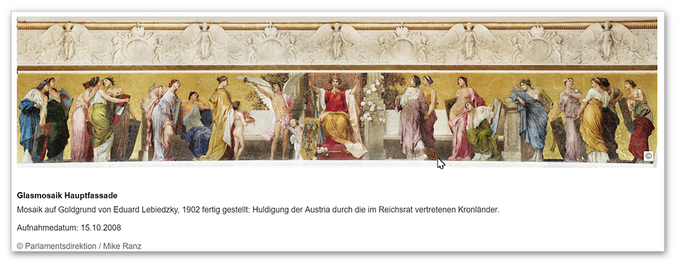 Parlaments-Fassade Parlaments-Fassade